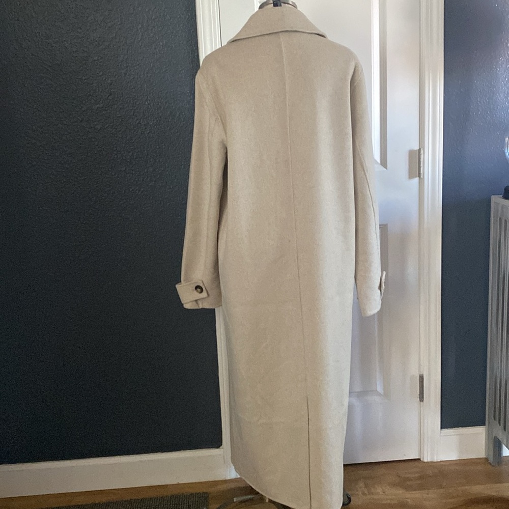 Forever 21 Men’s Long Double Breasted Coat - Picture 2 of 6